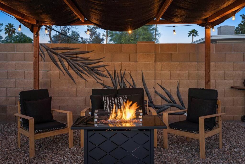 Modern Tempe Home With Heated Pool, Asu Exteriör bild